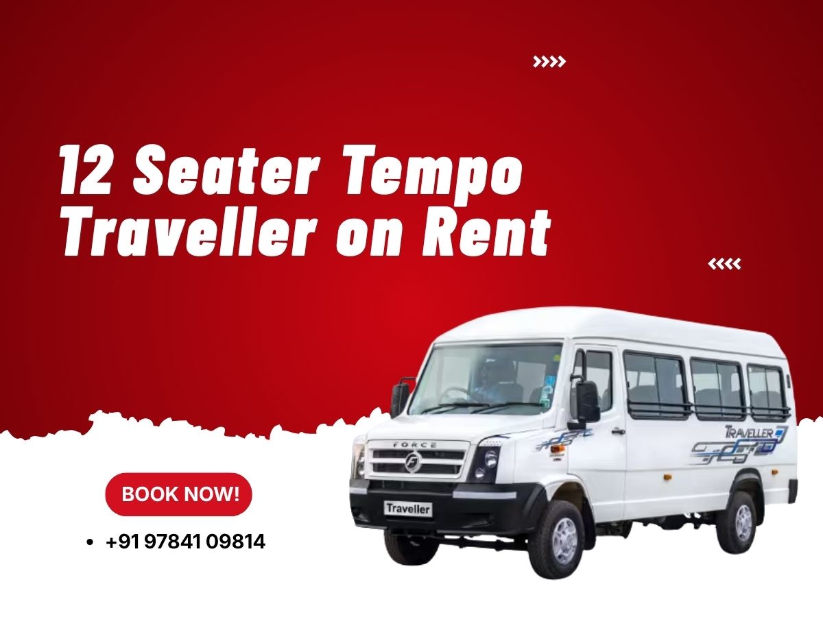 12 Seater Tempo Traveller on Rent
